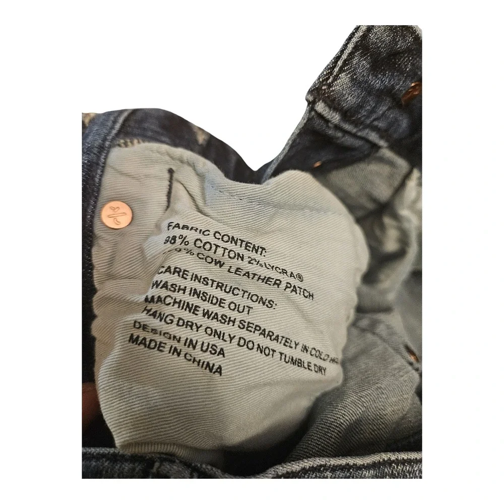 Purple Brand P001 Slim Fit Distressed Paint Splatter Camo Patch Jeans Mens 29